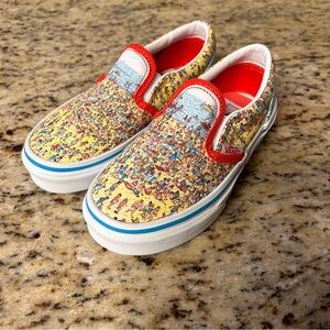 Vans X Where's Waldo Find Beach Classic Slip On Canvas Limited Sneakers Shoes 11